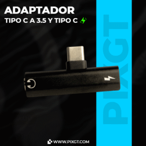 ADAPTADOR | Tipo C a 3.5 y Tipo C Carga