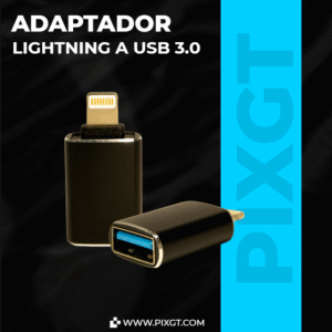 ADAPTADOR | Lightning macho a USB 3.0 Hembra