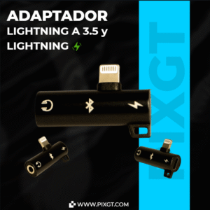 ADAPTADOR | Lightning a 3.5 y Lightning de carga